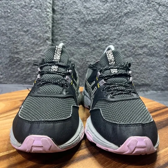 ASICS GEL-Venture 8 Women's Trail Running Shoes Sneakers Black Pink Size 7.5 - Picture 4 of 13